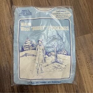 Vintage 1950s superbilt warm wool "bubby" stockings